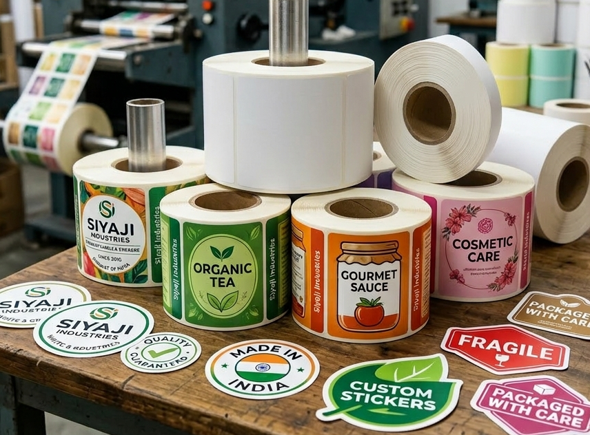 Custom printed labels and packaging solutions for product identification
