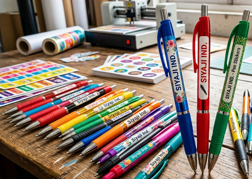 Custom Branded Pen Stickers
