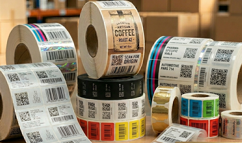 Industrial Barcode Label Application